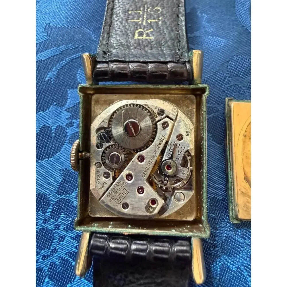 Vintage Gorham Aristocrat Mechanical Watch 10K Gold Filled Repair Project CCC74